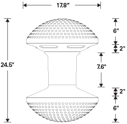 Humanscale Ballo Stool Specifications