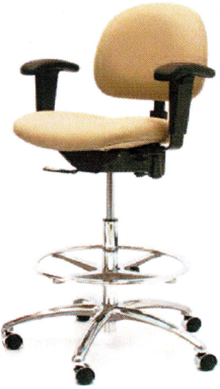 Gibo Kodama Stamina 3500 Series Standard High Bench Height Task Chair