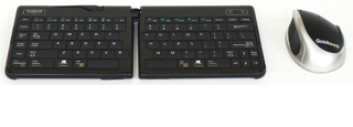 Goldtouch Go!2 Bluetooth Mobile Keyboard & Bluetooth Comfort Mouse Bundle