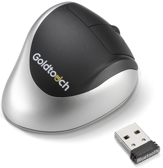 Goldtouch Bluetooth Comfort Mouse & Dongle Adapter | Right Handed
