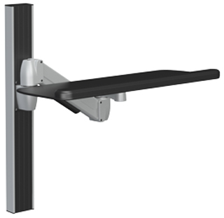 SpaceCo SA0124 SpaceArm Wall Channel Mount with 24 Inch Platform