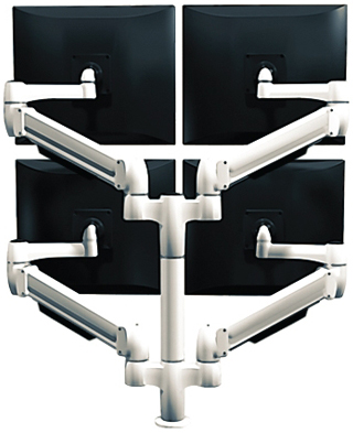 SpaceCo SA22 Quad SpaceArm Monitor Arm